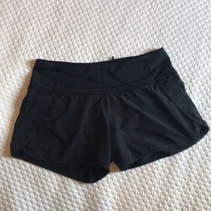 Black lulu lemon shorts